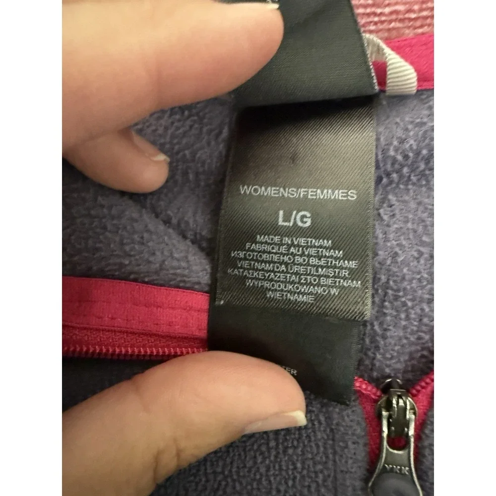 The North Face Women's 1/4 Zip Fleece Pullover - Size Large.‎ H12